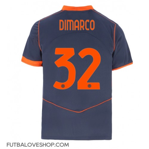 Dres Inter Milan Federico Dimarco #32 Tretina 2025-26 Krátky Rukáv